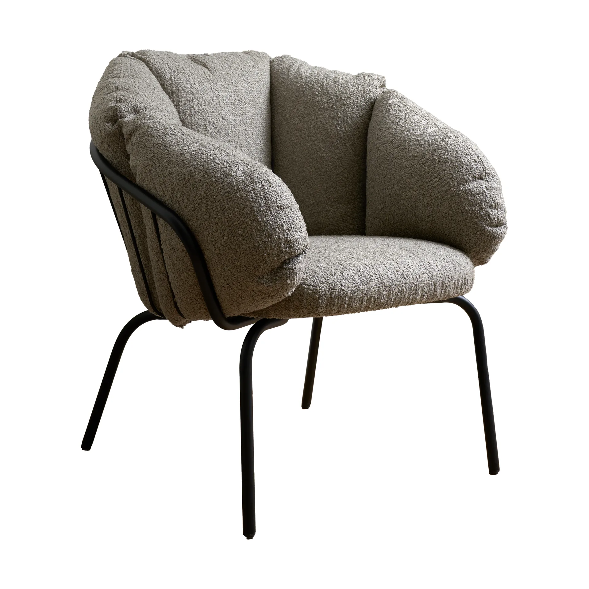 Same Easy fauteuil, Black-taupe Maze