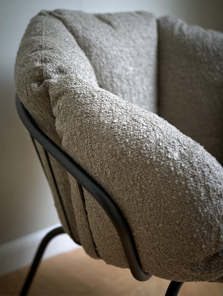 Same Easy fauteuil, Black-taupe Maze