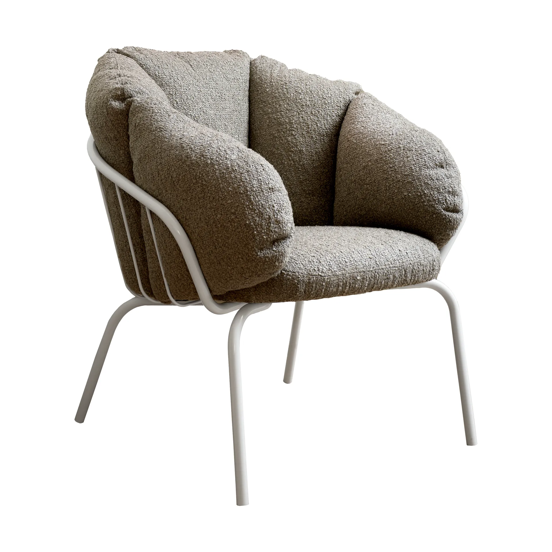 Same Easy fauteuil, White-taupe Maze
