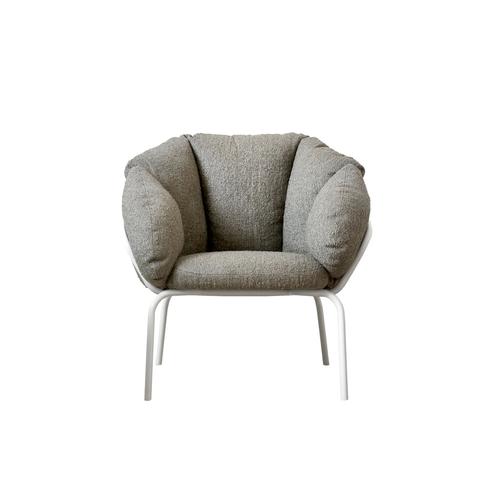 Same Easy fauteuil, White-taupe Maze