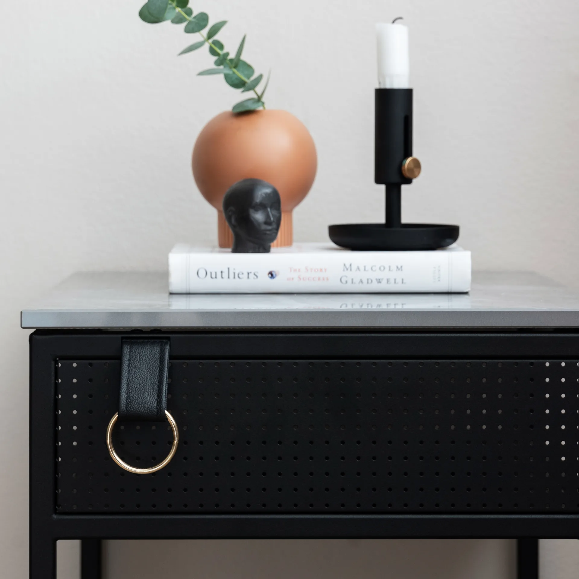 Tracy bijzettafel links, zwart Maze