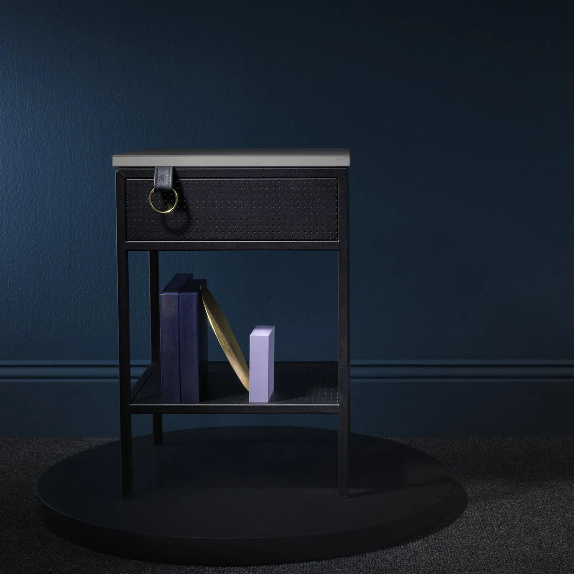 Tracy bijzettafel links, zwart Maze