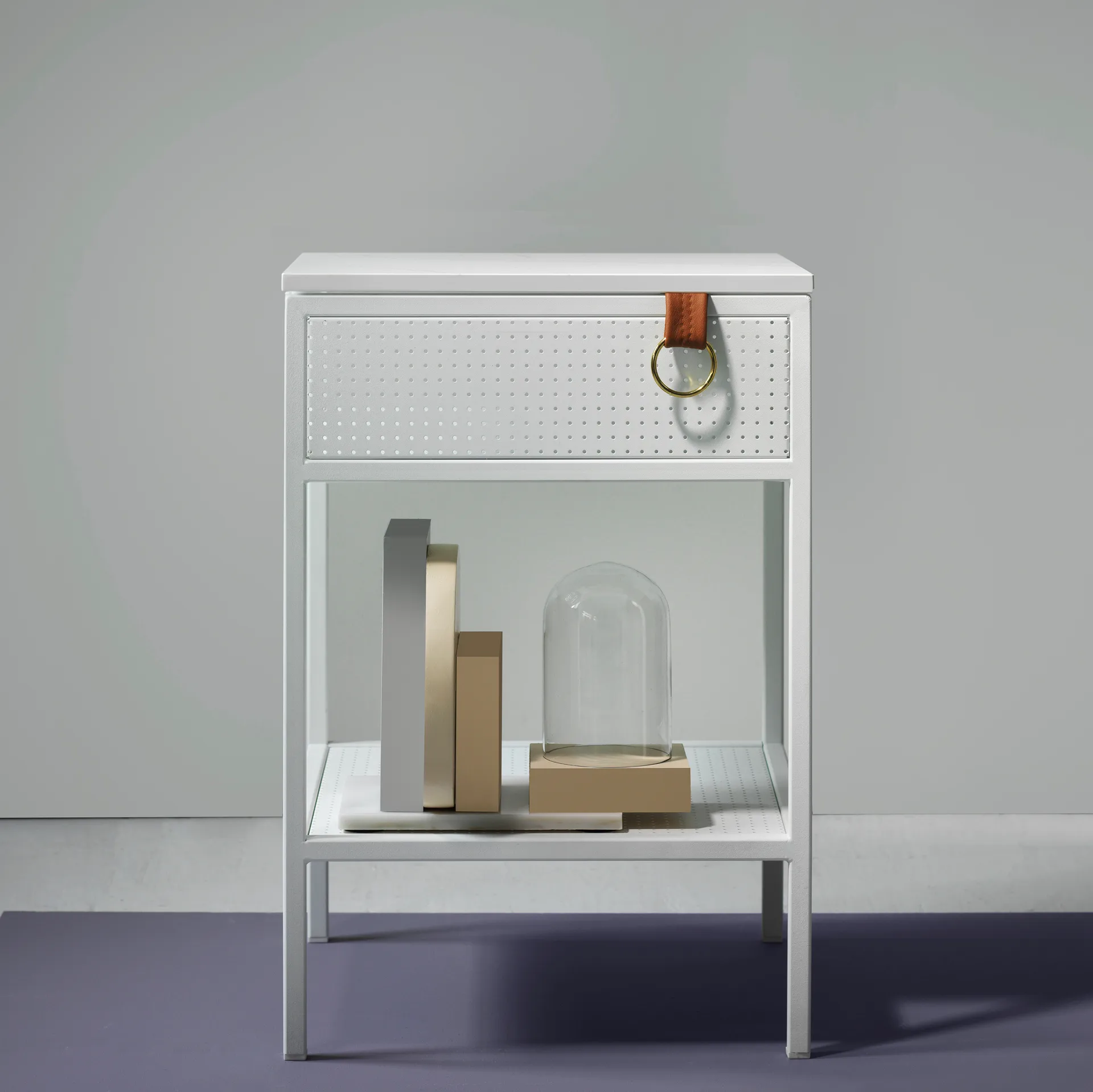 Tracy bijzettafel, rechts, wit Maze