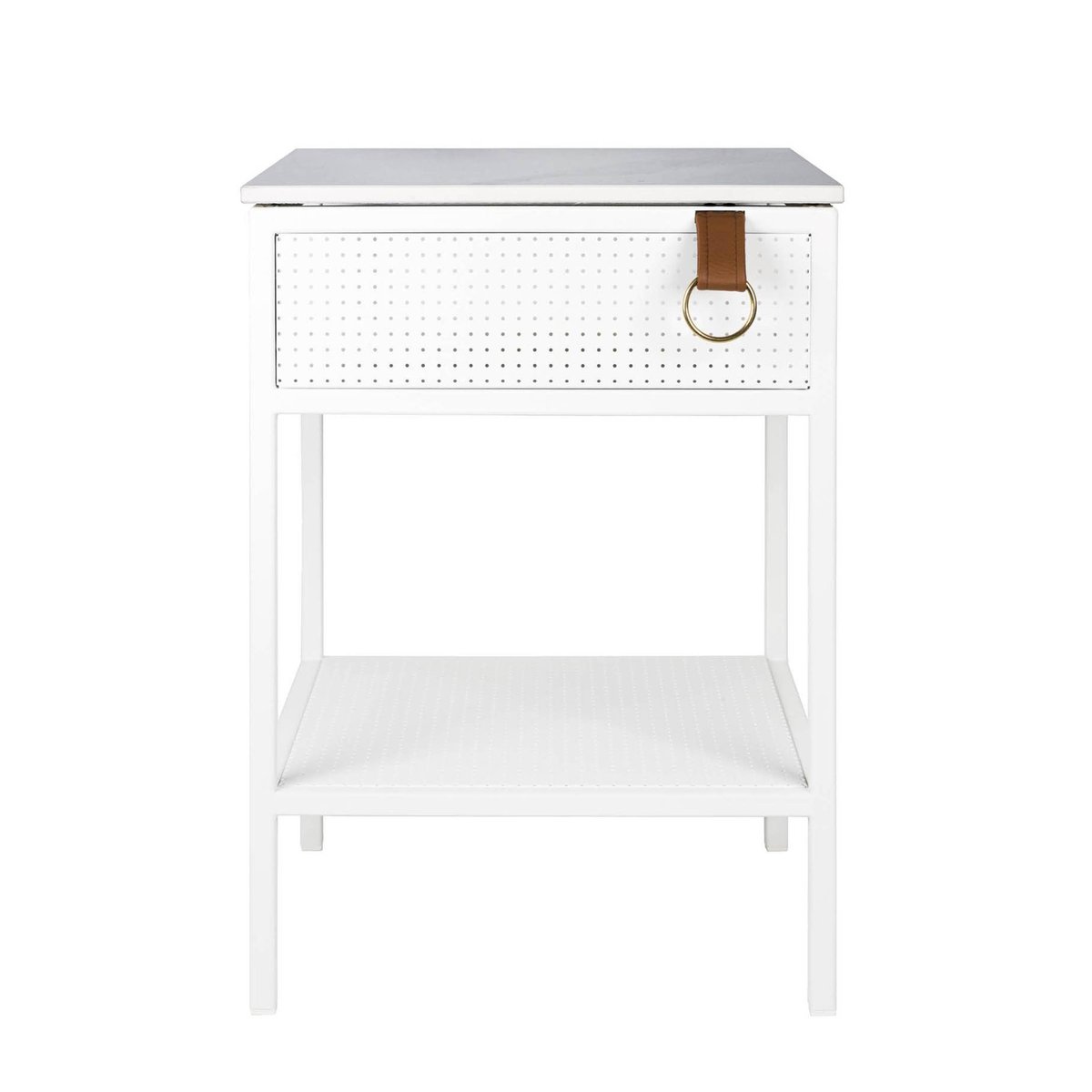 Maze Tracy bijzettafel, rechts wit | Scandinavisch Interieur | Bijzettafels | Wit