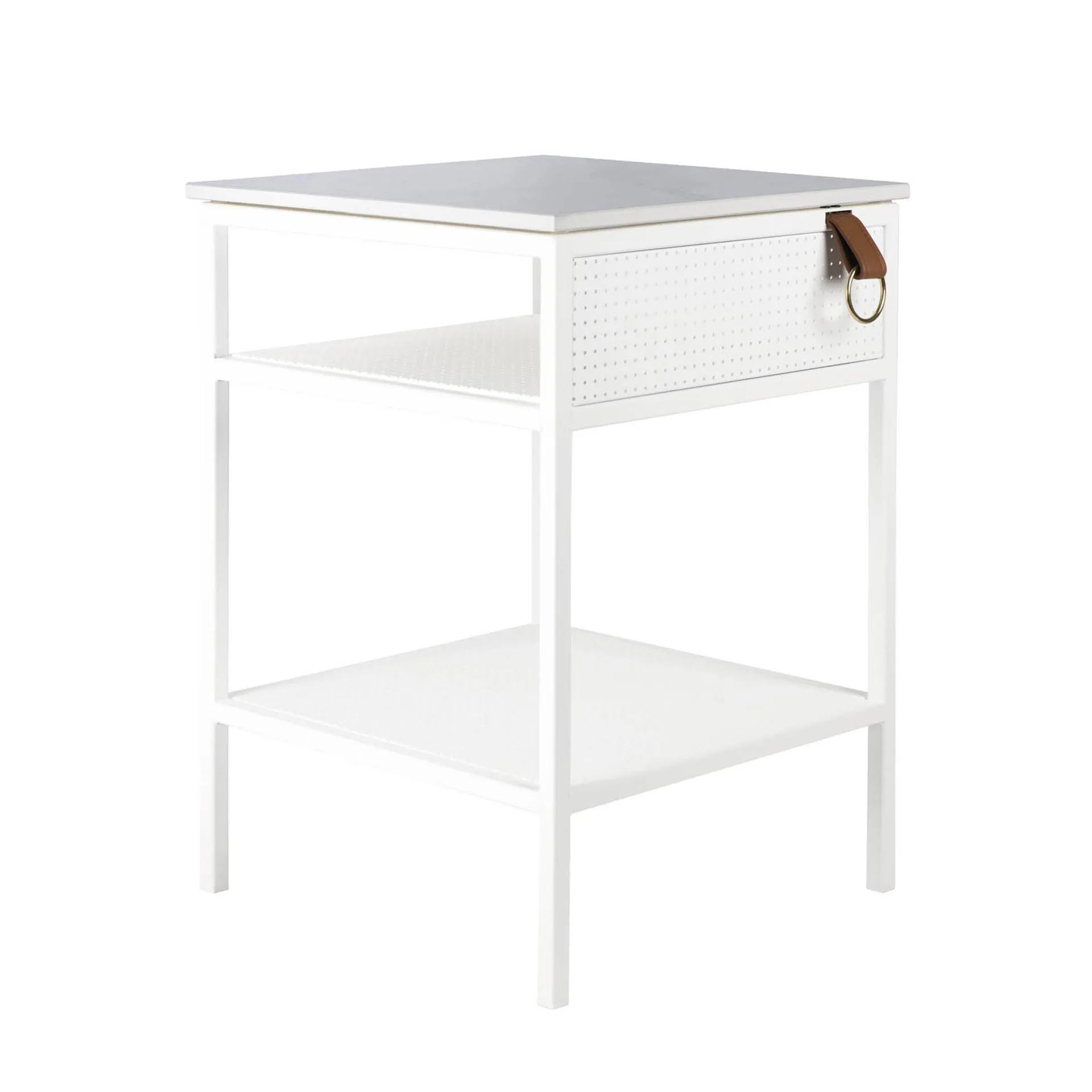 Tracy bijzettafel, rechts, wit Maze