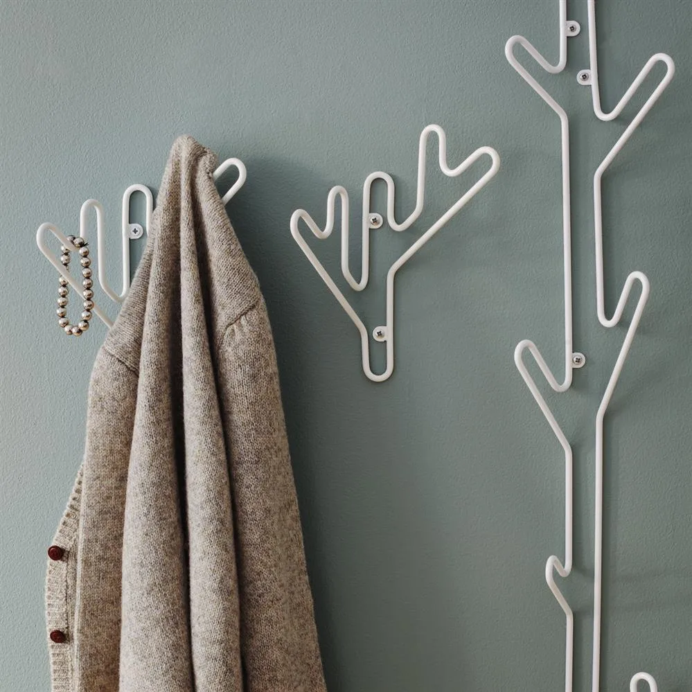 Twig kapstok, wit Maze