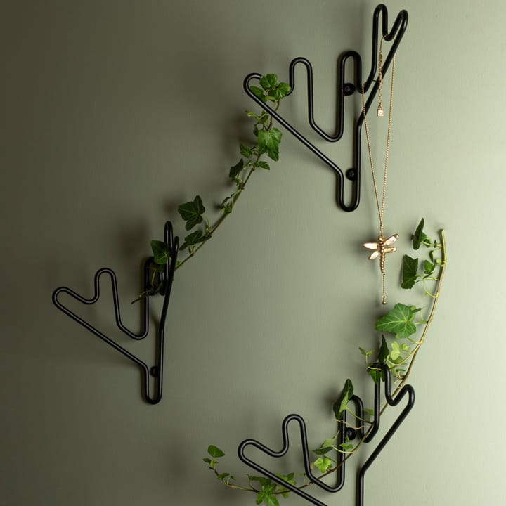 Twig kapstok, zwart Maze