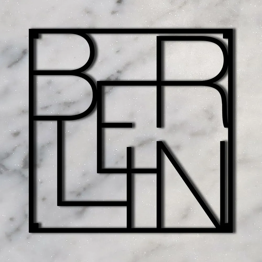 City onderzetter, Berlijn MEN AT WORK