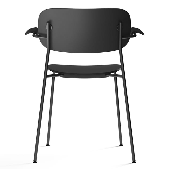 Co eettafelstoel met armleuningen - Zwart-kunststof - MENU