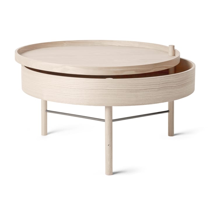 Turning tafel - natuurlijk eiken-chroom - MENU