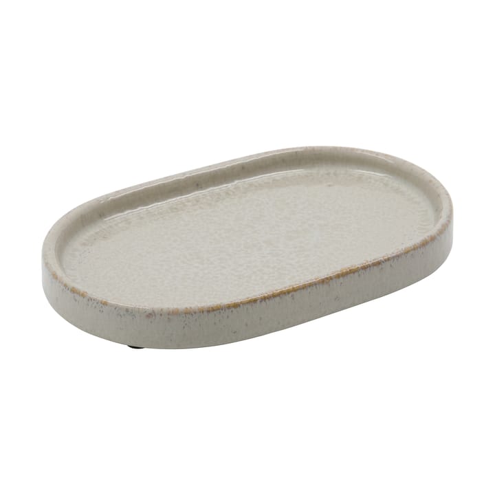 Datura serveerblad 12,5x20 cm - Shellish grey - Meraki