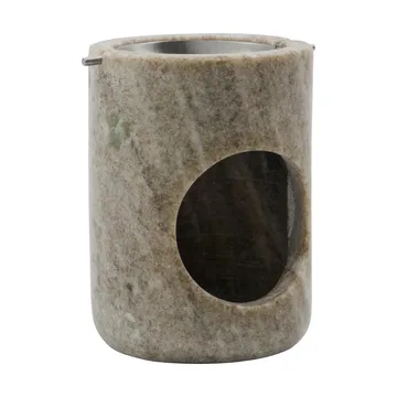 Marble oliebrander - Beige, zilverkleurige afwerking - Meraki