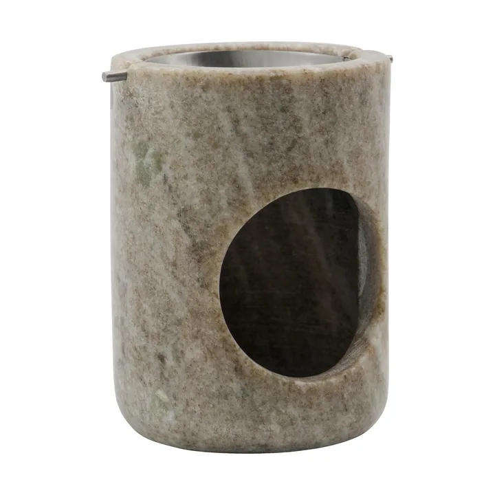 Marble oliebrander - Beige, zilverkleurige afwerking - Meraki