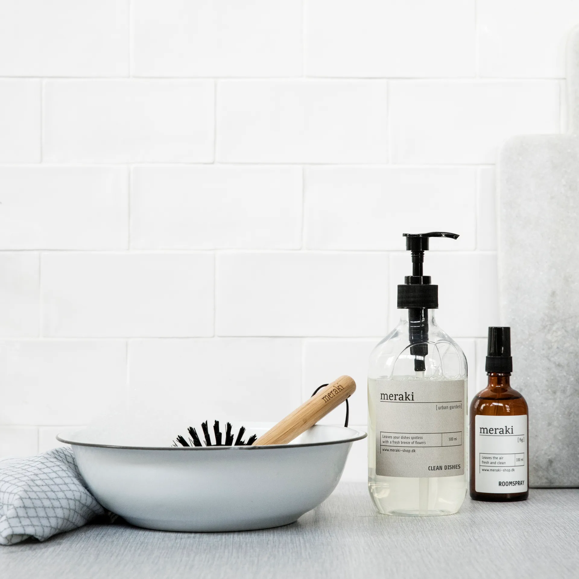 Meraki afwasborstel, bamboe Meraki