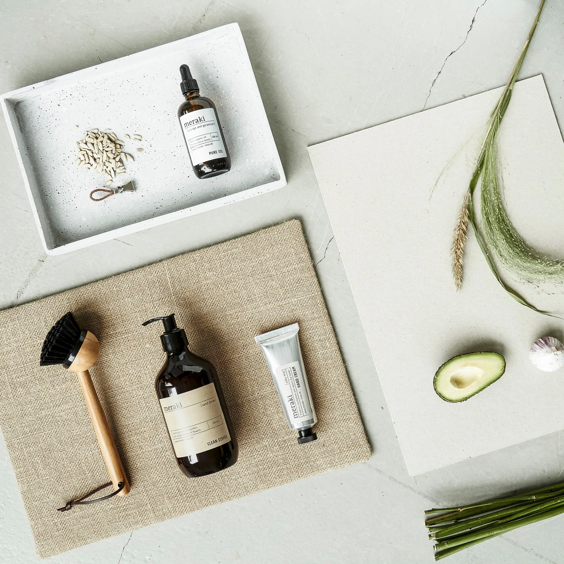 Meraki afwasborstel, bamboe Meraki