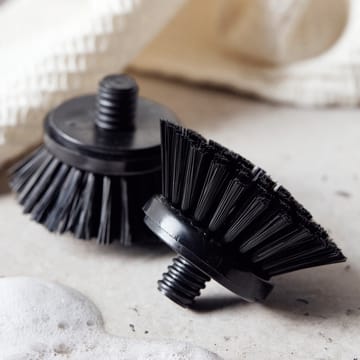 Meraki afwasborstelkop 2-pack - Zwart - Meraki