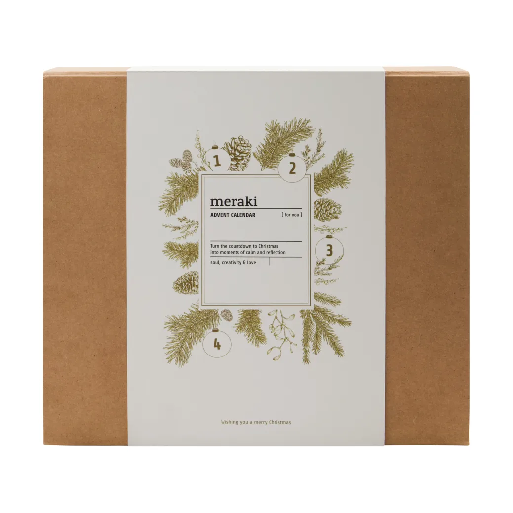 Meraki cadeauset-adventskalender, Donker hout, Northern dawn Meraki
