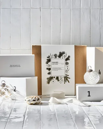 Meraki cadeauset-adventskalender - Donker hout, Northern dawn - Meraki