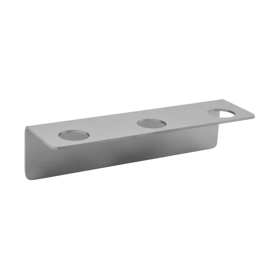 Meraki flessenhanger, Geborsteld zilverkleurig, voor 3 flessen Meraki