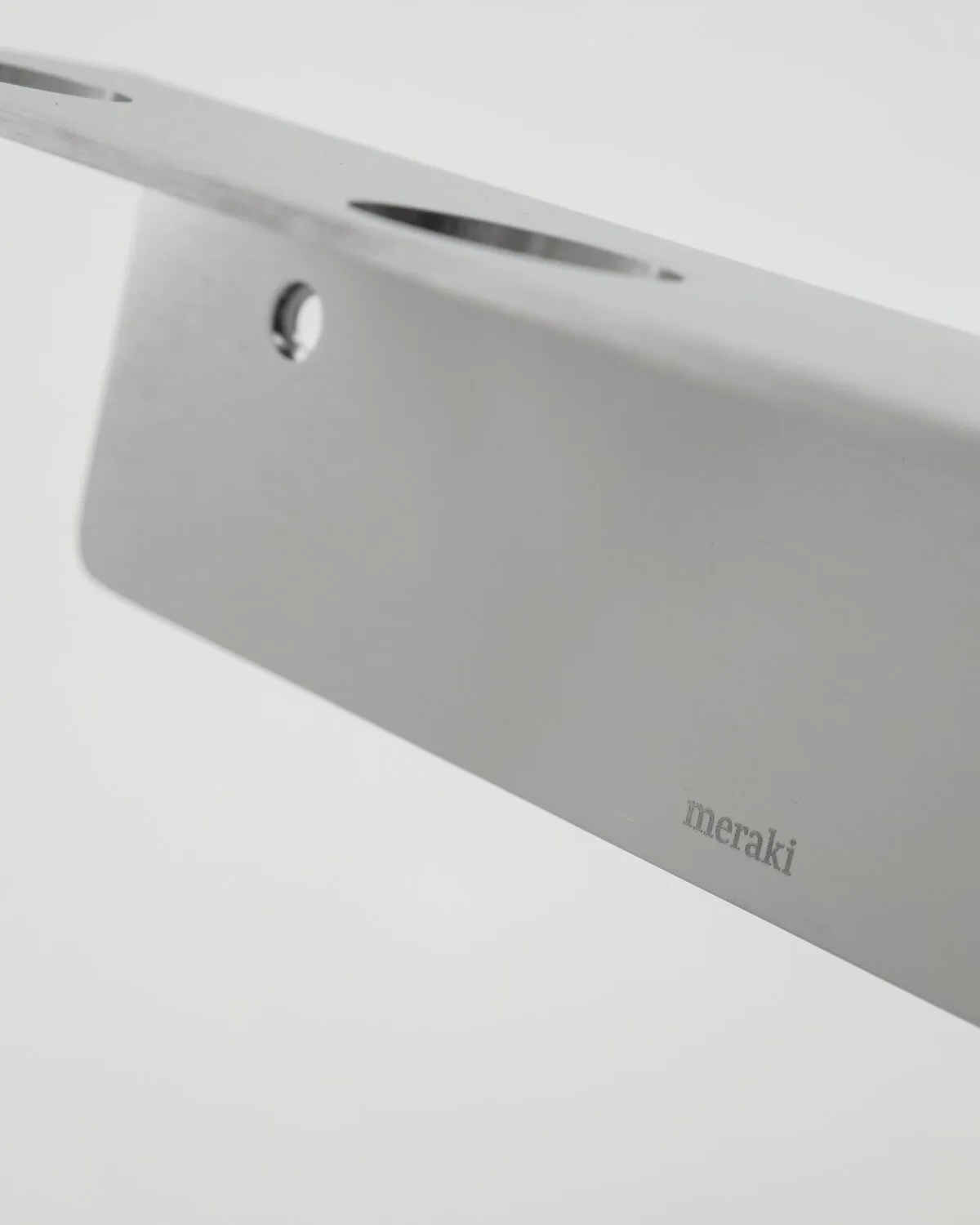 Meraki flessenhanger, Geborsteld zilverkleurig, voor 3 flessen Meraki