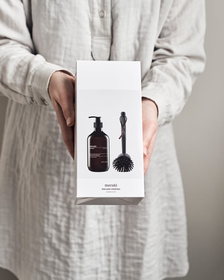 Meraki geschenkset afwasmiddel en afwasborstel, Herbal nest Meraki