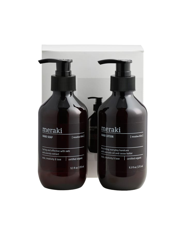 Meraki geschenkset, handzeep en handlotion, Meadow bliss Meraki