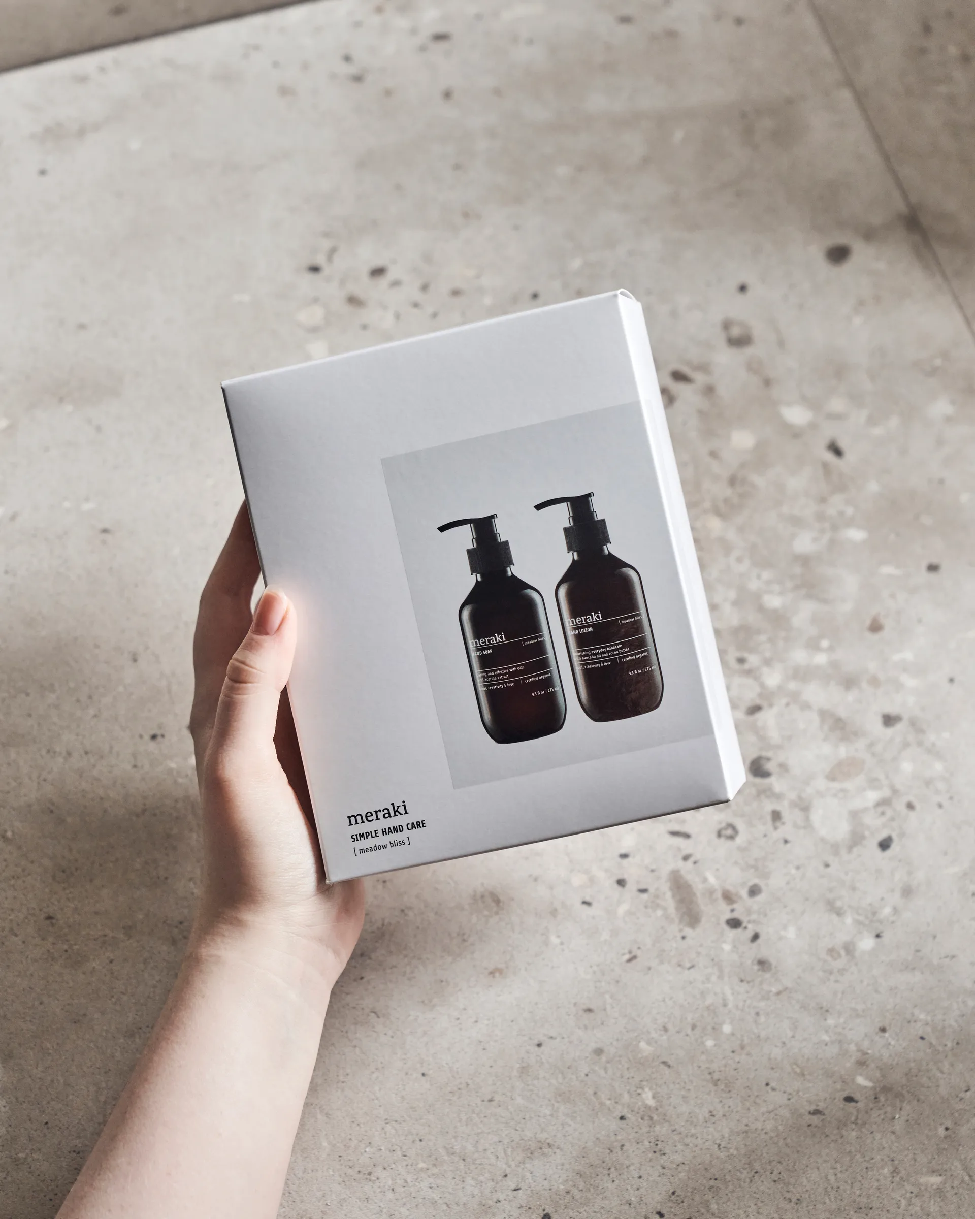 Meraki geschenkset, handzeep en handlotion, Meadow bliss Meraki