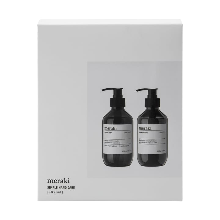 Meraki geschenkset, handzeep en handlotion, Zijdezachte Mist Meraki