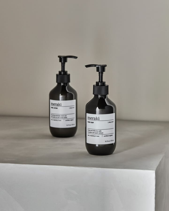 Meraki geschenkset, handzeep en handlotion, Zijdezachte Mist Meraki