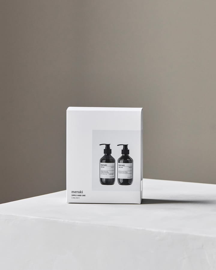 Meraki geschenkset, handzeep en handlotion, Zijdezachte Mist Meraki