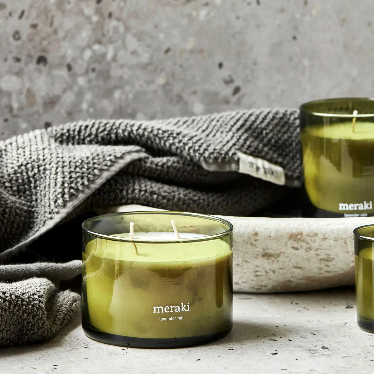 Meraki geurkaars, 32 uur, Lavender rain Meraki