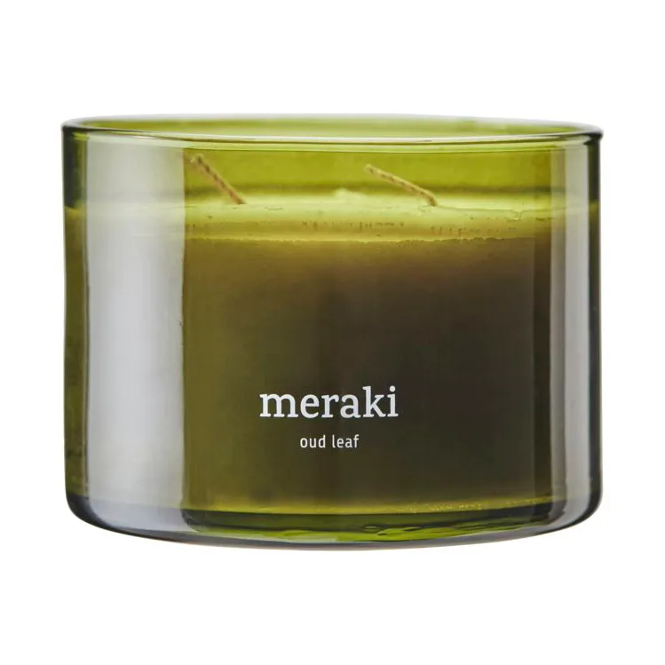Meraki geurkaars, 32 uur, Oud leaf Meraki