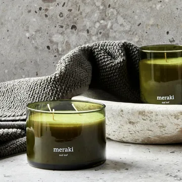Meraki geurkaars, 32 uur - Oud leaf - Meraki
