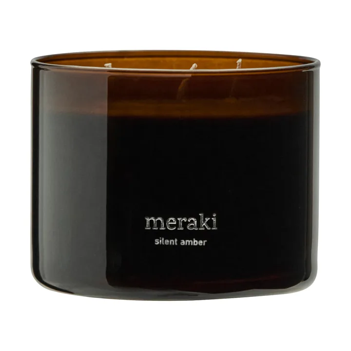 Meraki geurkaars, 32 uur - Silent Amber - Meraki