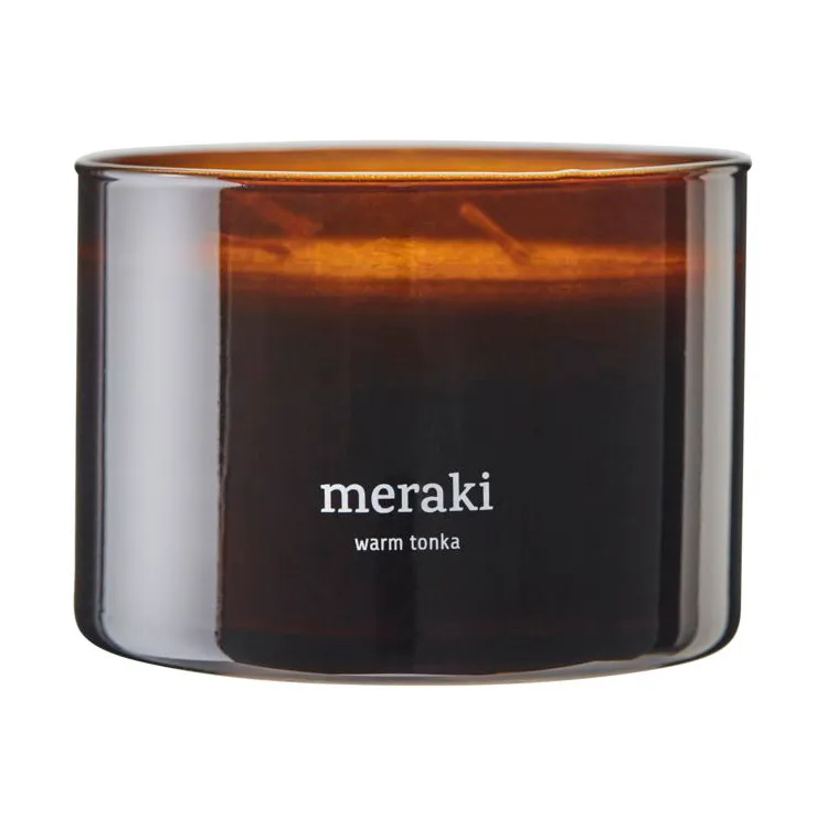 Meraki geurkaars, 32 uur, Warm tonka Meraki