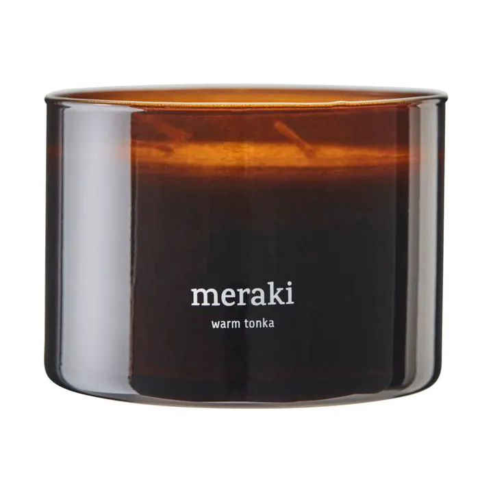 Meraki geurkaars, 32 uur - Warm tonka - Meraki