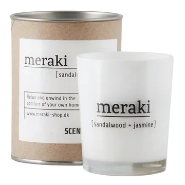 Meraki geurkaars 35 uur - sandelhout-jasmijn - Meraki