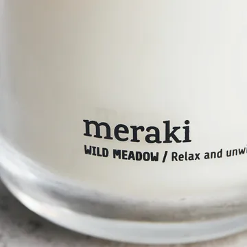 Meraki geurkaars 60 uur - Wild meadow - Meraki