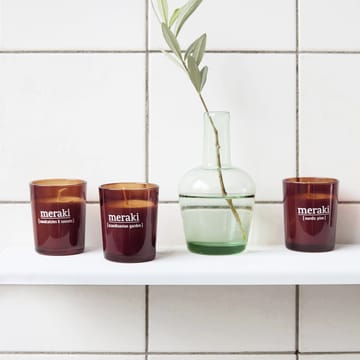 Meraki geurkaars bruin glas - 12 uur - sandcastles & sunsets - Meraki