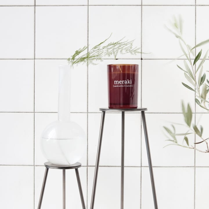 Meraki geurkaars bruin glas - 35 uur, sandcastles & sunsets Meraki