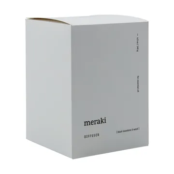 Meraki geurverspreider lavasteen en hout - Zwart - Meraki