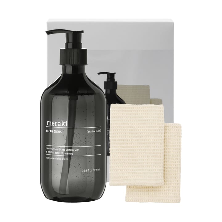 Meraki giftset afwasmiddel en vaatdoek 3 delig - Shadowmeer - Meraki