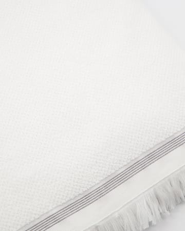 Meraki handdoek wit met grijze strepen - 100x180 cm - Meraki