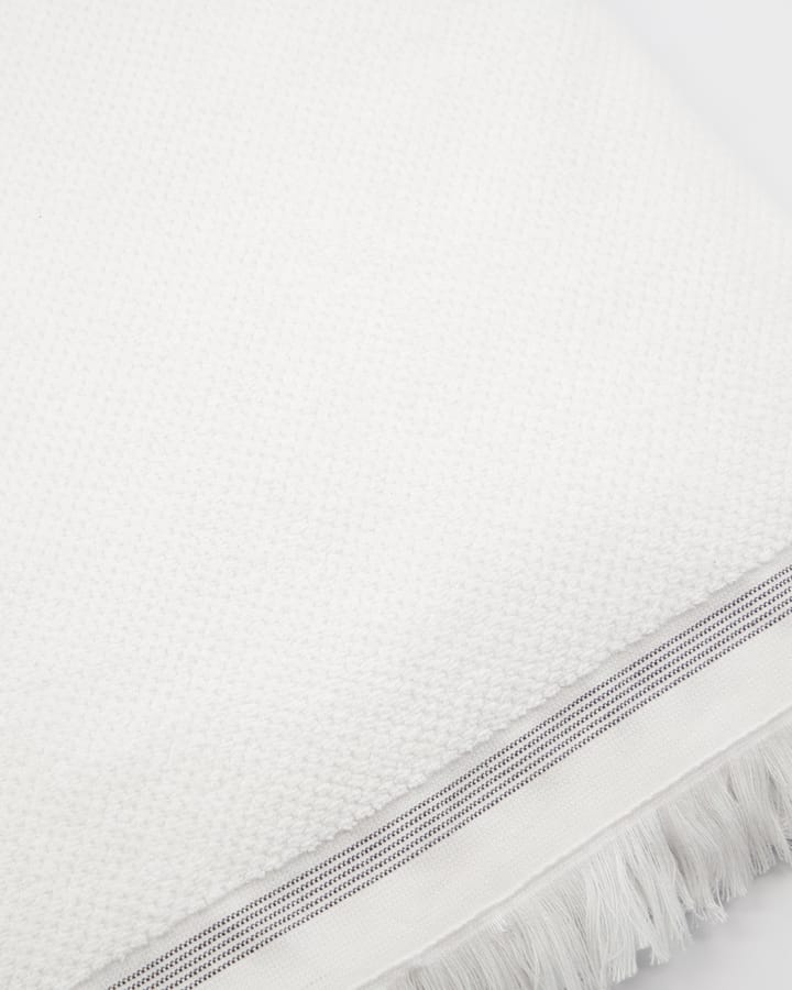 Meraki handdoek wit met grijze strepen, 100x180 cm Meraki