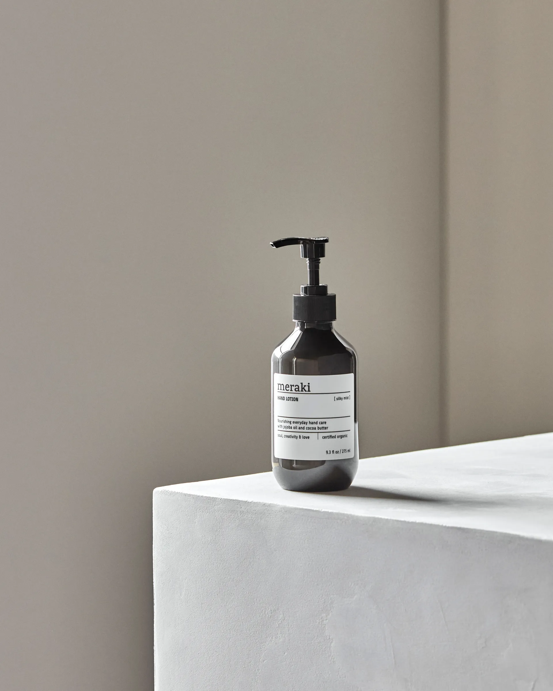 Meraki handlotion 275 ml, Zijdezacht mist Meraki