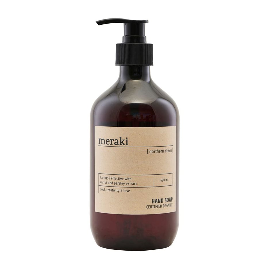 Meraki handzeep 490 ml Northern dawn | Scandinavisch Interieur | Zepen & crèmes | Bruin