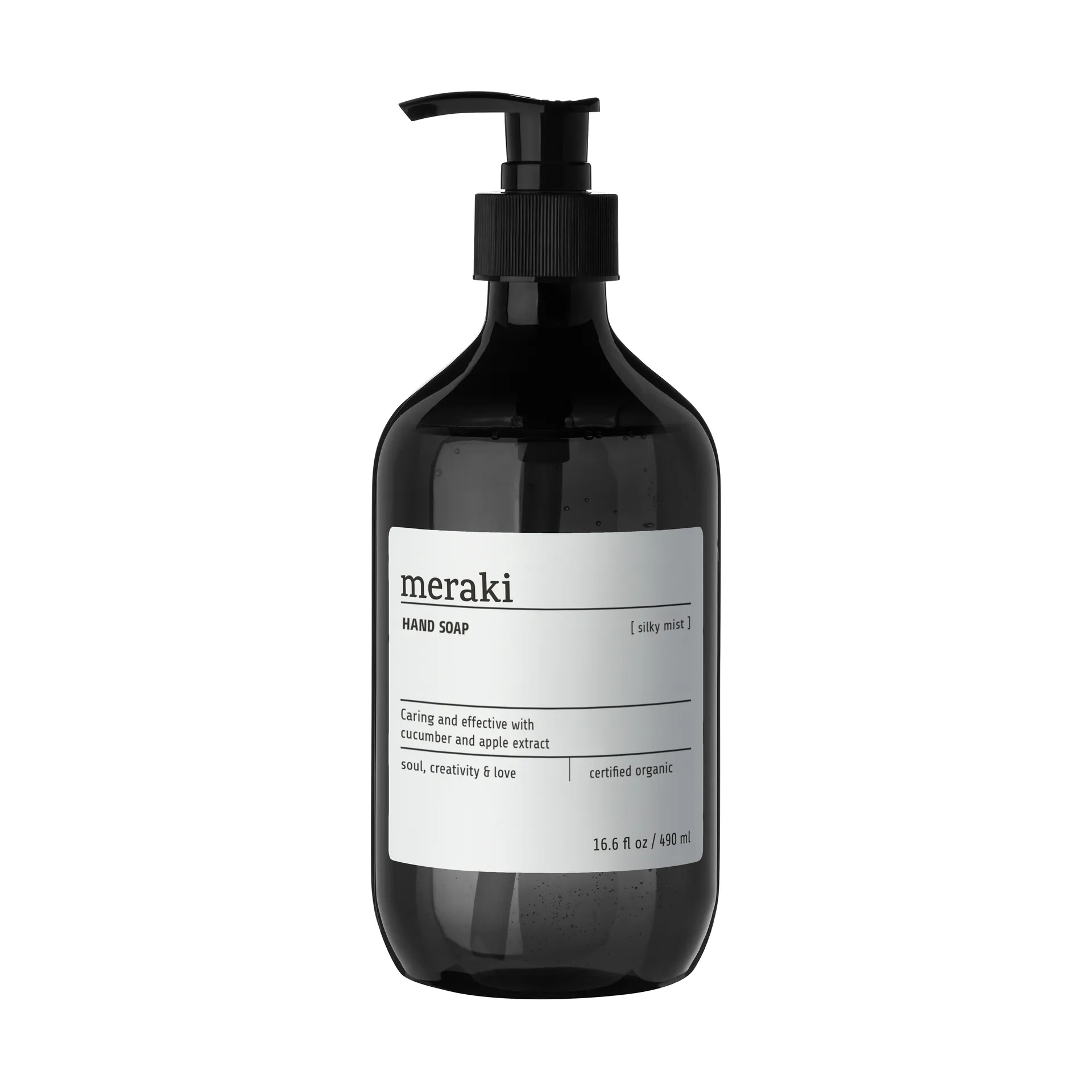 Meraki handzeep 490 ml, Zijdeachtige mist Meraki