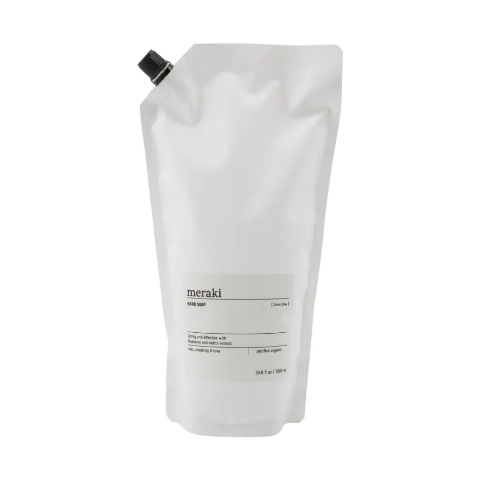 Meraki handzeep refill 1000 ml, Linen dew Meraki