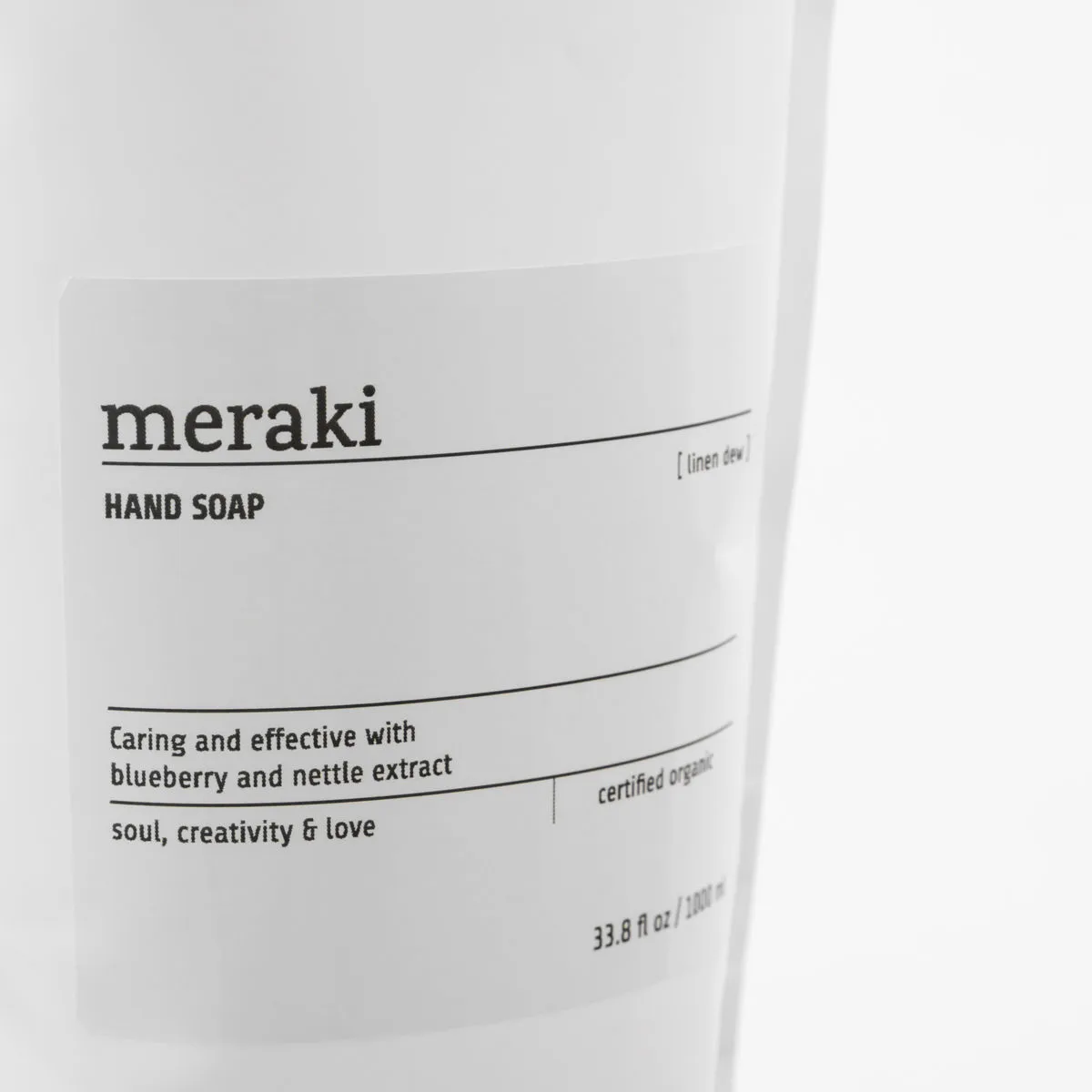 Meraki handzeep refill 1000 ml, Linen dew Meraki