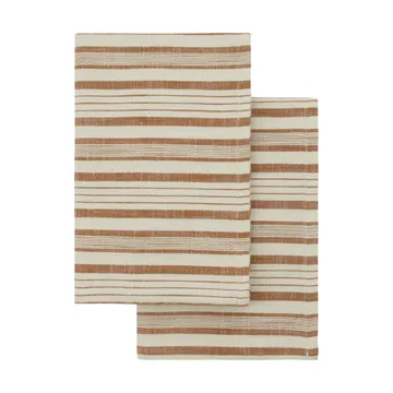 Meraki theedoek 50x70 cm 2-pack - Terracotta - Meraki